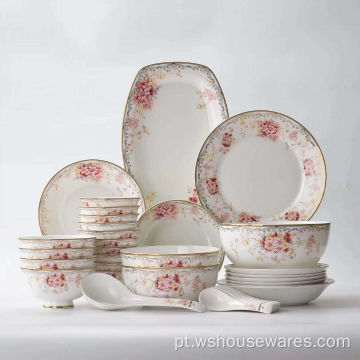 Wholesale marcas de stoneware de estilo europeu dinnaria cerâmica